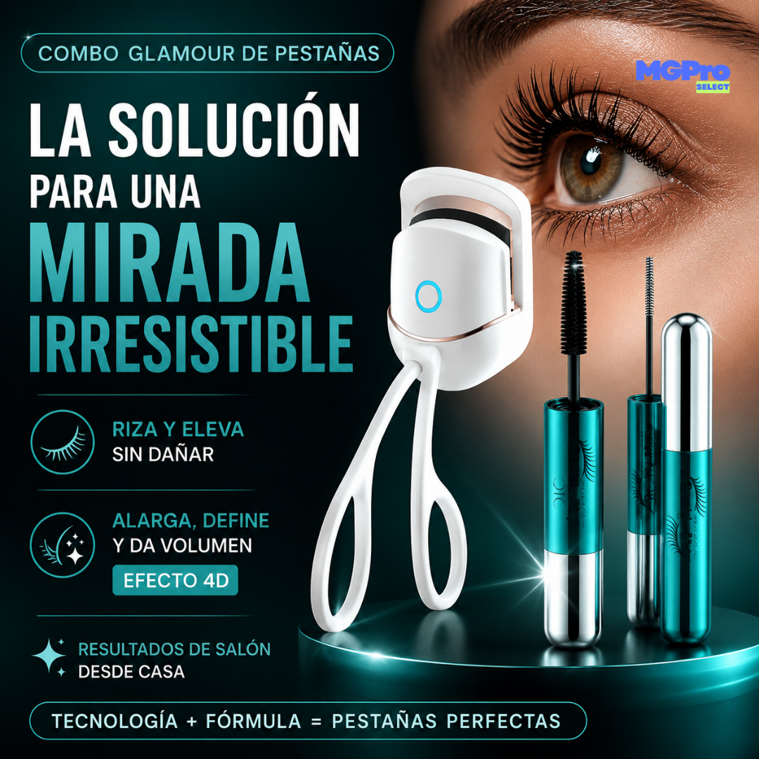 Encrespador Pestañas + Máscara Qic