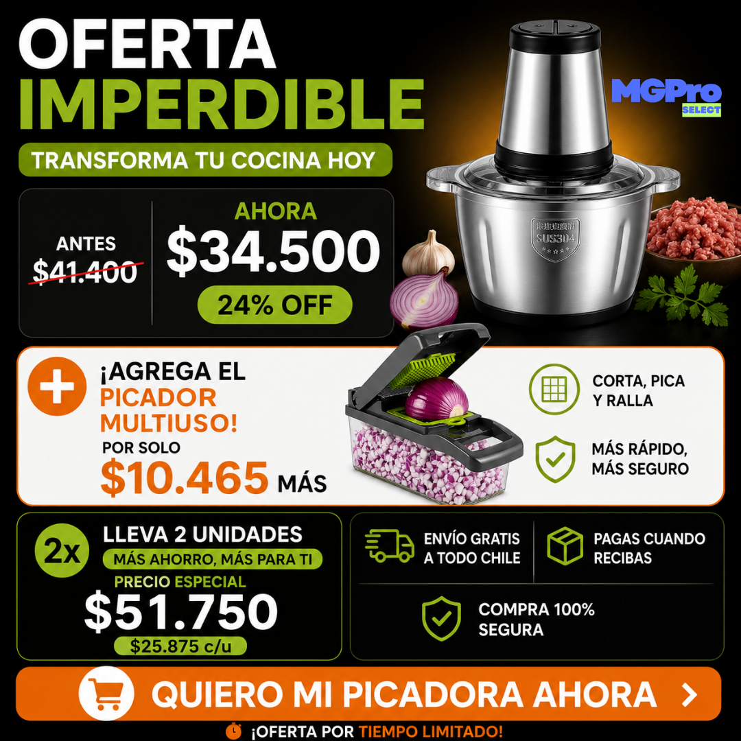 Picadora Electrica Dos Velocidades