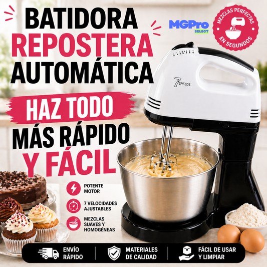 Batidora Pedestal Repostero Automático