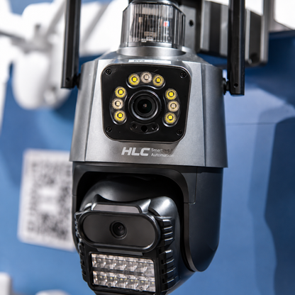 Camaras Vigilancia Exterior Doble Lente