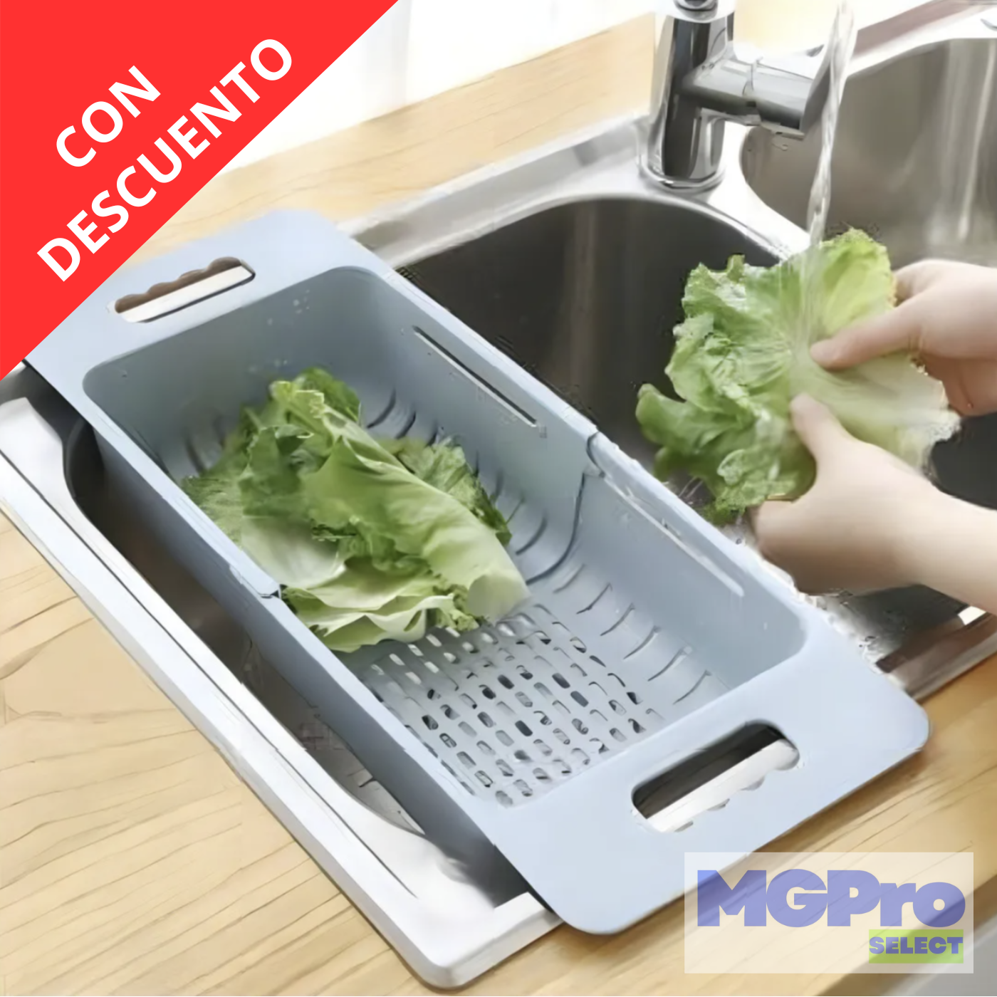 Escurridor Ajustable de Alimentos