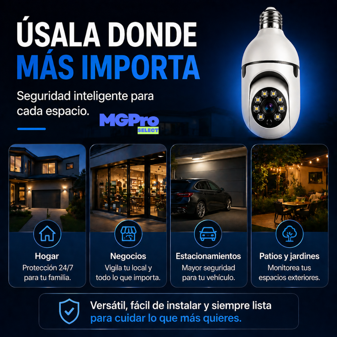 Camara Foco De Seguridad Panoramica