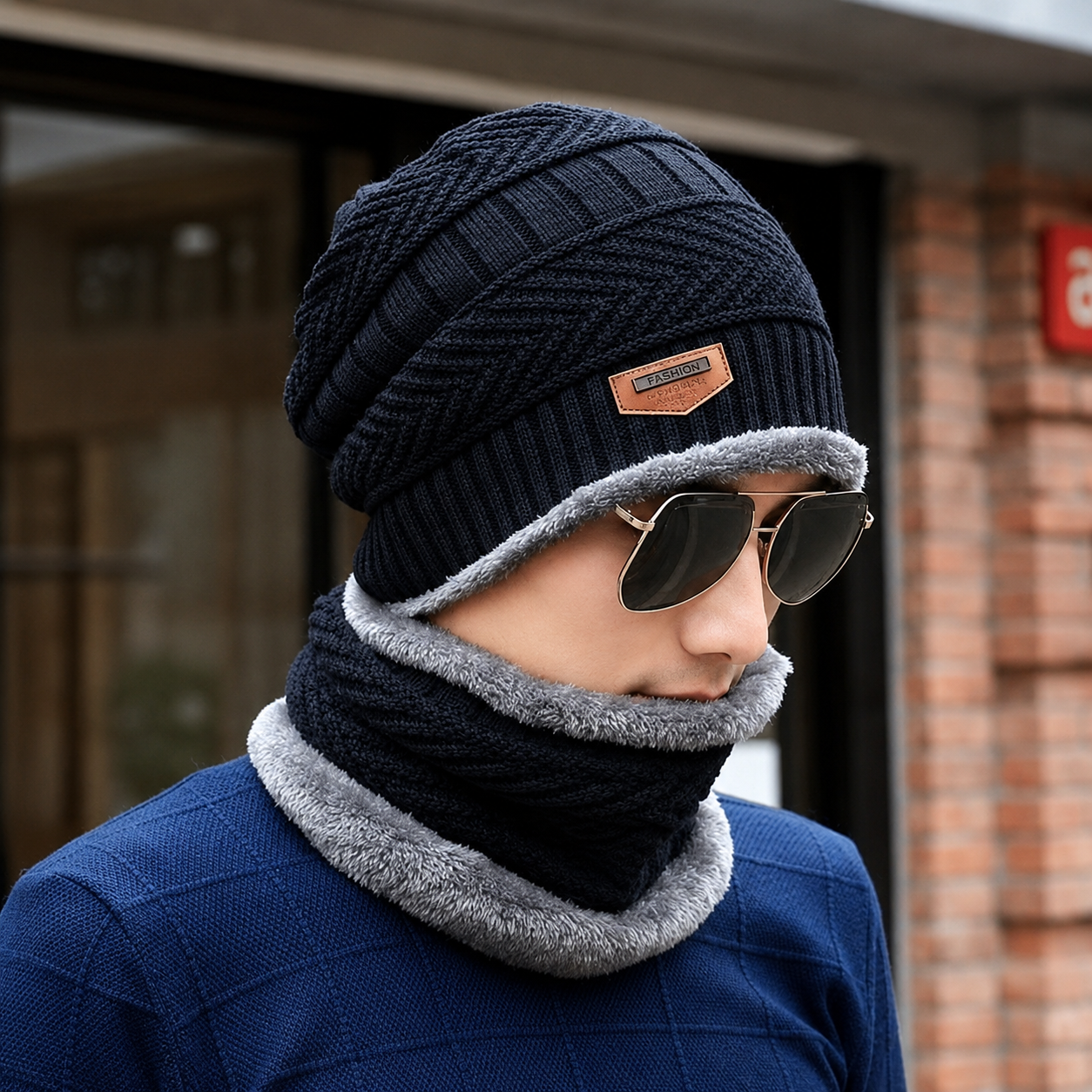 Gorro con Bufanda
