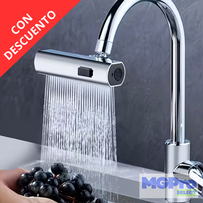 Grifo Cascada de Acero 360 grados