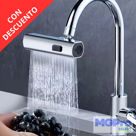 Grifo Cascada de Acero 360 grados