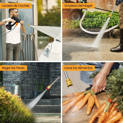 Hidrolavadora Portátil 2 Baterias