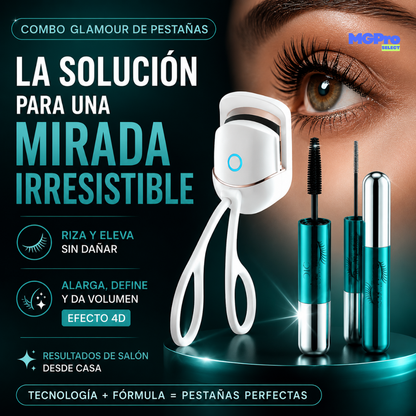Encrespador Pestañas + Máscara Qic