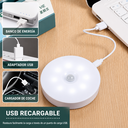 Luz Led Nocturna con Sensor Movimiento