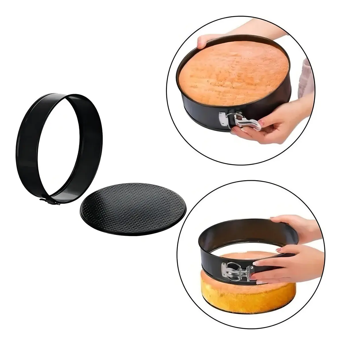 Trio de Moldes Pasteleros Antiadherentes