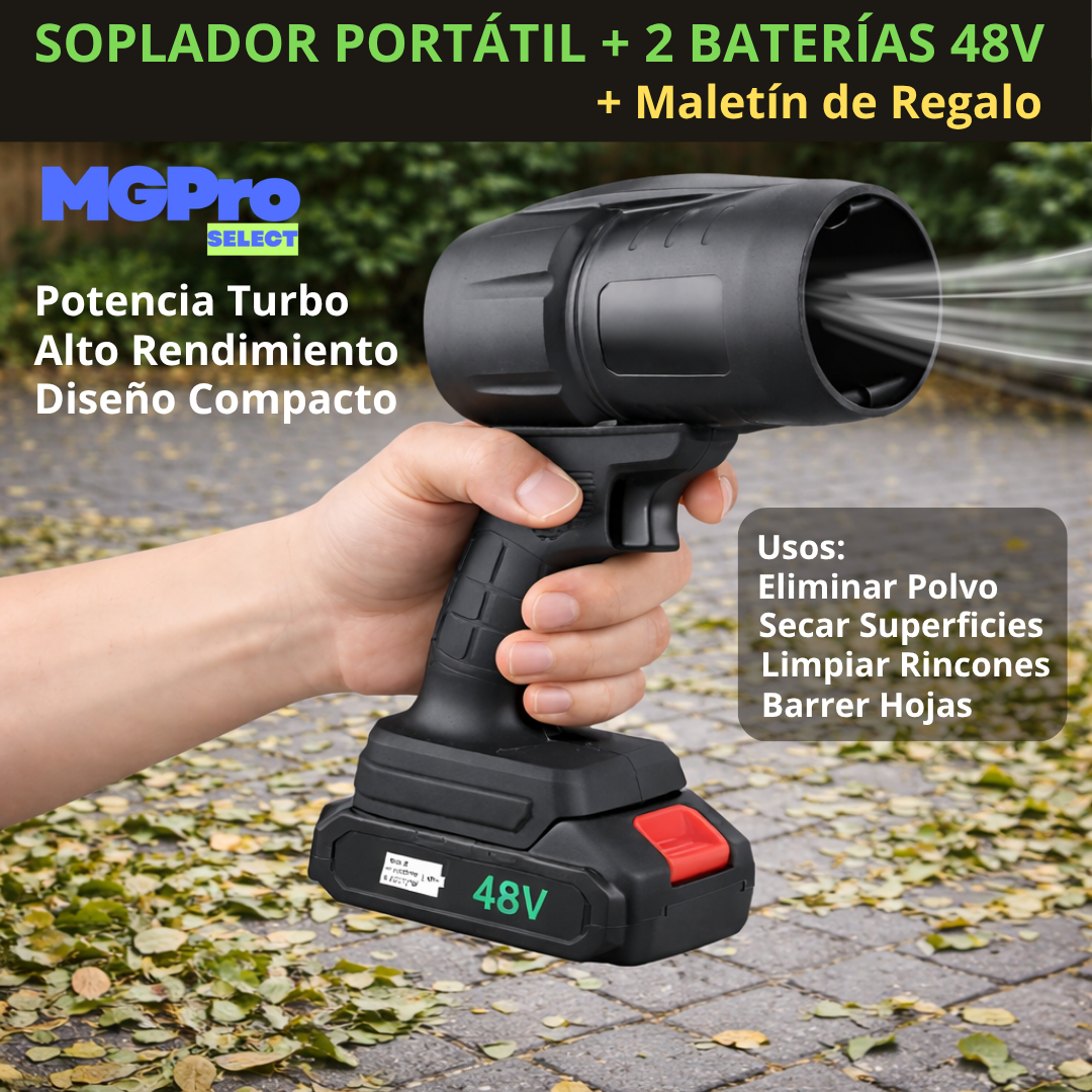 Soplador + 2 Baterías 48V