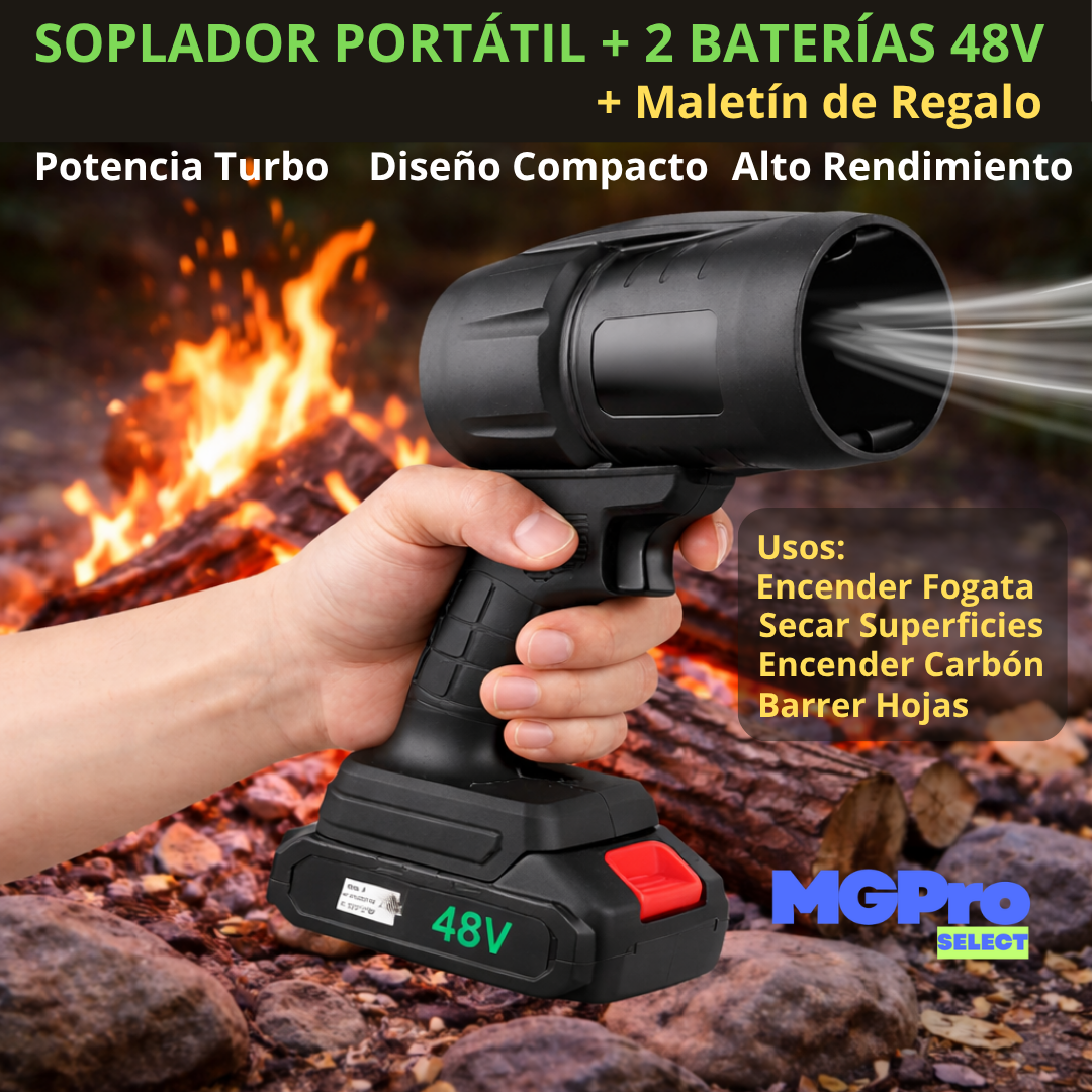 Soplador + 2 Baterías 48V