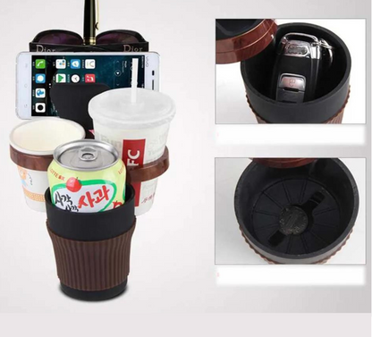 Portavaso Multifuncional Para Auto 5 en 1