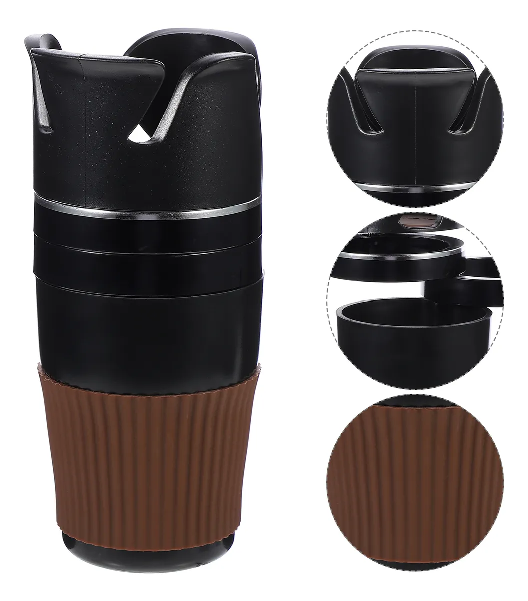 Portavaso Multifuncional Para Auto 5 en 1